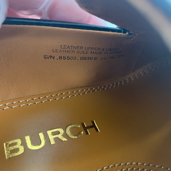 Tory Burch Jessa Black 90s Chunky Style Horse Bit Equestrian Loafer Pumps SZ 8 - Picture 10 of 11